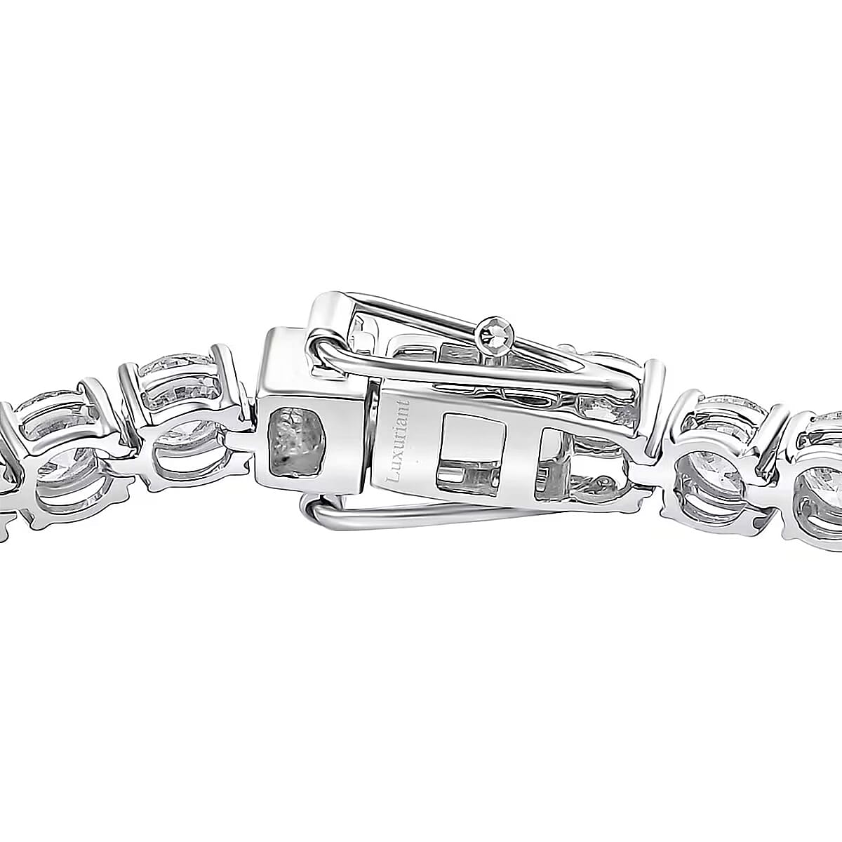 Luxuriant Lab Grown Diamond E-F VS 5.00 ctw Tennis Bracelet in Rhodium Over Sterling Silver (7.25 In) image number 6