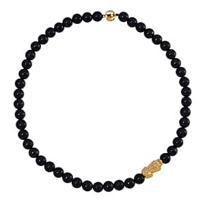 Shungite 300.00 ctw Necklace in Sterling Silver (20 Inches)