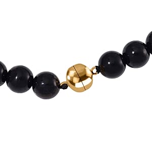 Shungite 300.00 ctw Necklace in Sterling Silver (20 Inches)