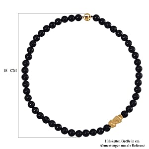 Shungite 300.00 ctw Necklace in Sterling Silver (20 Inches)