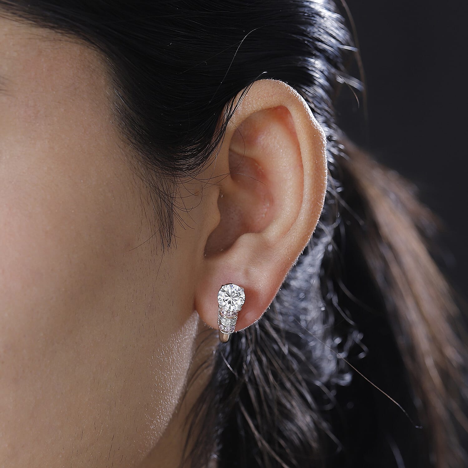 Moissanite & Pink Sapphire - Product card gallery slide 3 (10145696743707)