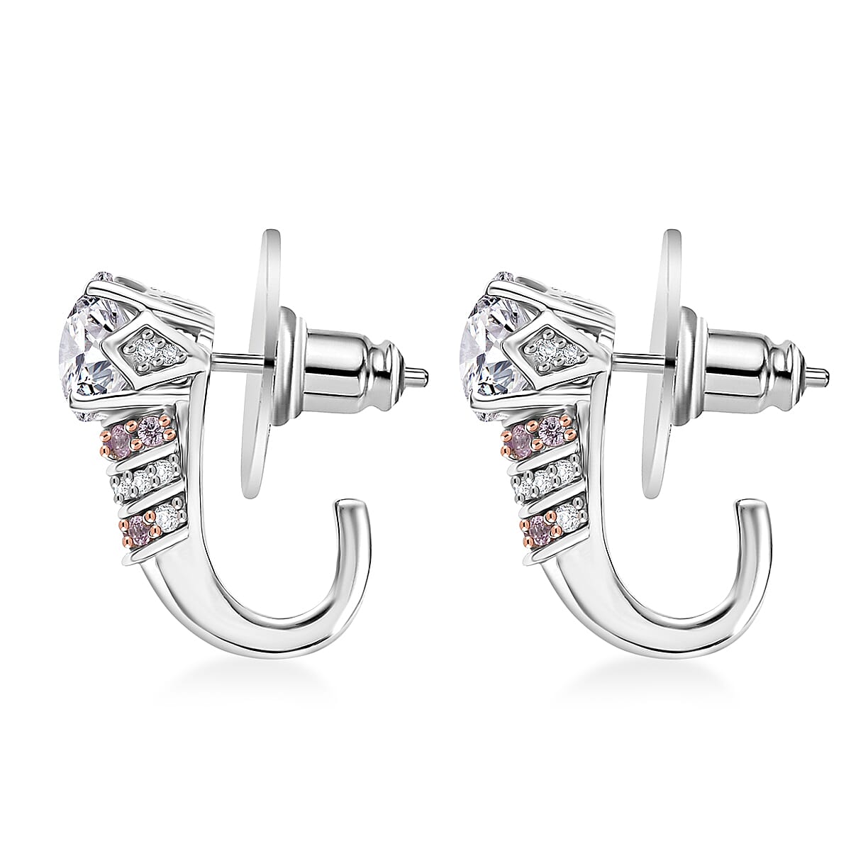 Moissanite & Pink Sapphire - Product card gallery slide 4 (10145696743707)