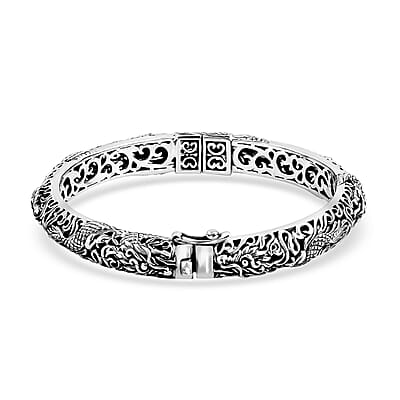 Bali Legacy Sterling Silver Bangle Bracelet (6.50 In) 27.54 Grams