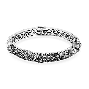 Bali Legacy Sterling Silver Bangle Bracelet (7.25 In) 31.18 Grams
