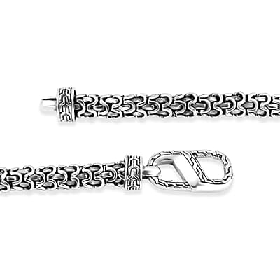 Bali Legacy Tulang Naga Texture Bracelet in Sterling Silver (6.50 In) 35 Grams