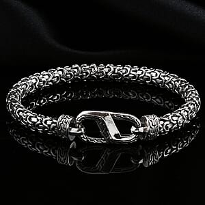 Bali Legacy Tulang Naga Texture Bracelet in Sterling Silver (7.25 In) 39 Grams