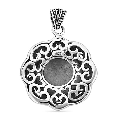 Bali Legacy Floral Pendant without Chain in Sterling Silver 9.70 Grams