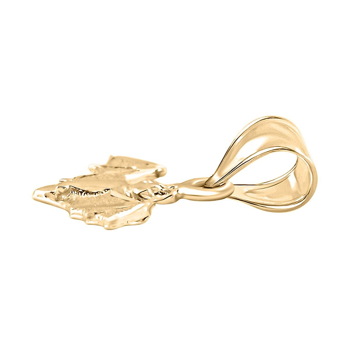 Bat Pendant in 10K Yellow Gold 0.80 Grams
