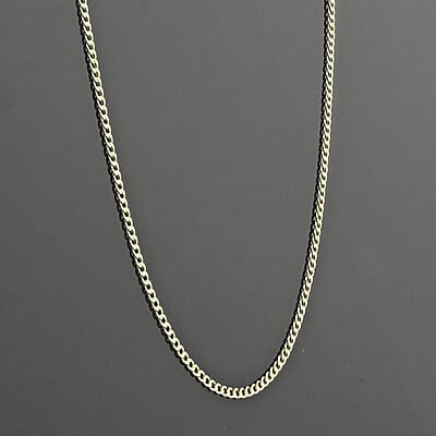 Cuban Chain Necklace in 14K Yellow Gold 22 Inches 2 Grams