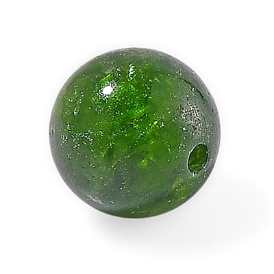 Set of 15pcs AAA Chrome Diopside 4-5mm Beads 10.00 ctw