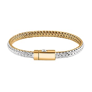 Bali Legacy Tulang Naga Chain Bracelet in 22K Vermeil YG Over and Sterling Silver (8.00 In) 28.65 Grams