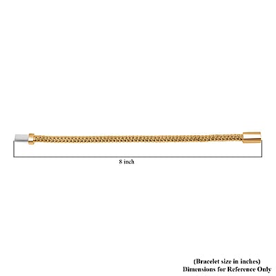 Bali Legacy Tulang Naga Chain Bracelet in 22K Vermeil YG Over and Sterling Silver (8.00 In) 28.65 Grams