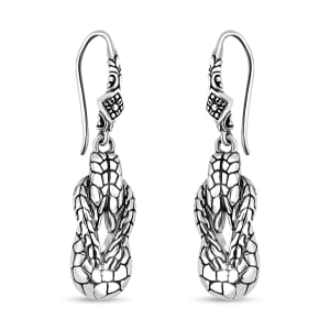 Bali Legacy Tulang Naga with Pebble Knot Earrings in Sterling Silver 8 Grams