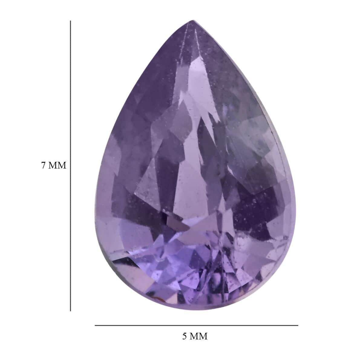 AAAA Lavender Sapphire (Pear 7x5 mm) 0.80 ctw image number 3