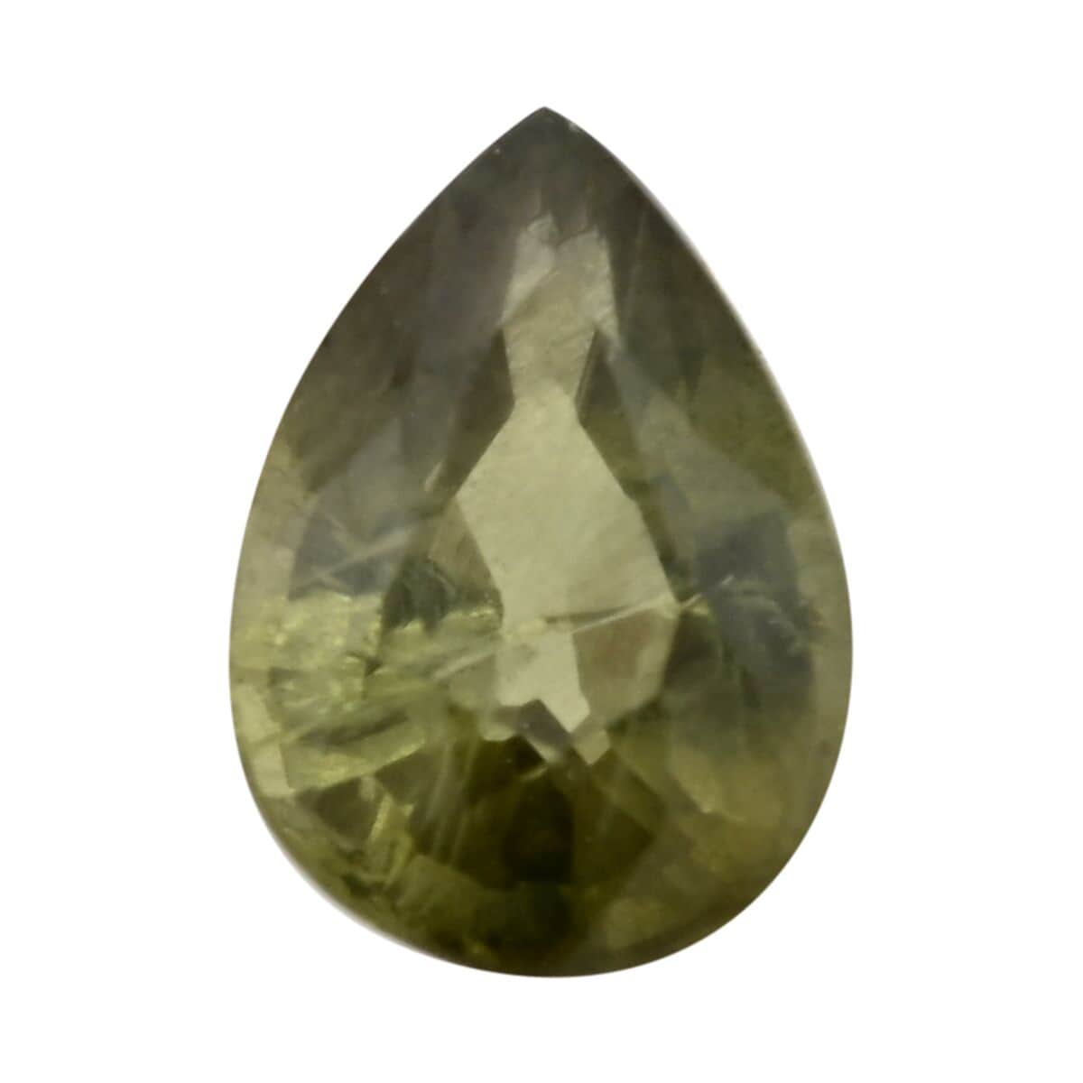 AAAA Green Sapphire (Pear 7x5 mm) 0.80 ctw image number 0