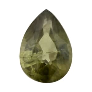 AAAA Green Sapphire (Pear 7x5 mm) 0.80 ctw