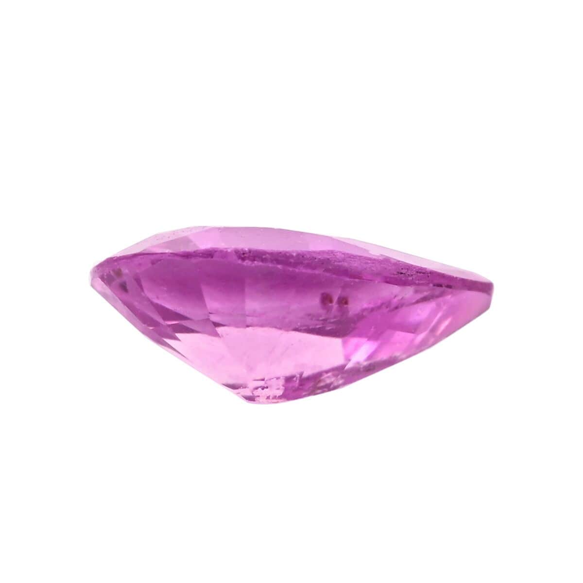 AAAA Madagascar Pink Sapphire (Pear 7x5 mm) 0.80 ctw image number 2