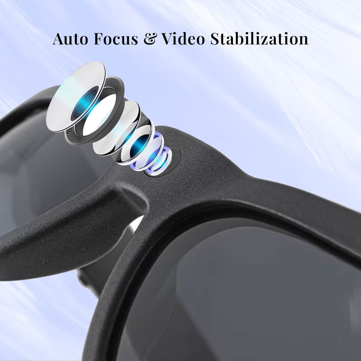 Closeout Go Vision Royale HD Video Recording Sunglasses with Auto Focus (8MP, 1920x1080p,30FPS)    image number 2