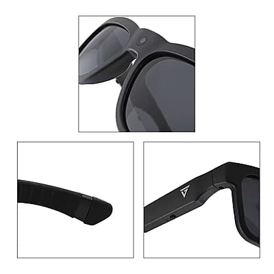 Go Vision Royale HD Video Recording Sunglasses with Auto Focus (8MP, 1920x1080p,30FPS) -Black