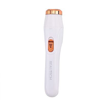 Beautech 3-in-1 Rechargeable Hair Removal Device with 3 Replacement Heads- White
