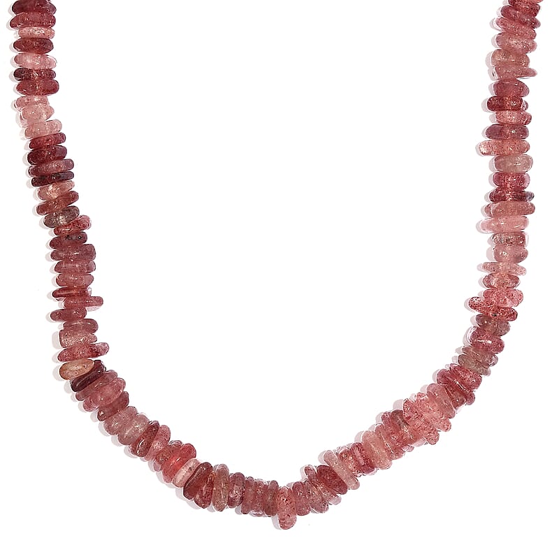 Tanzanian Natronite 362.00 ctw Necklace 20 Inches in Stainless Steel