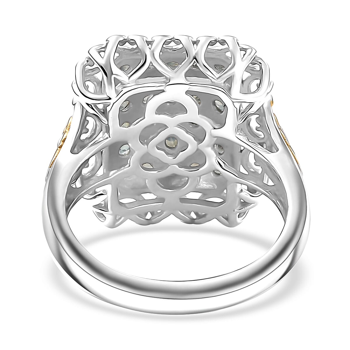 D'Joy Narsipatnam Alexandrite 1.00 ctw Regal Glow Ring in 18K Vermeil YG and Rhodium Over Sterling Silver (Size 10.0)