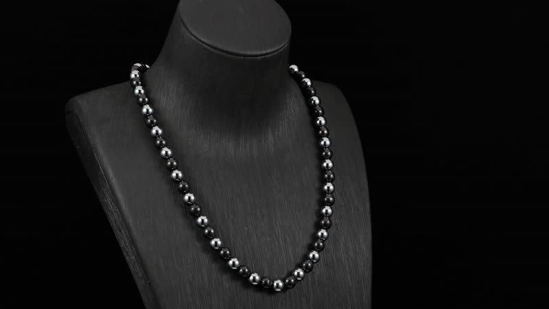 Terahertz, Shungite Dog Collars (8-12 Inches) (Size XS) in Silvertone 80.00 ctw