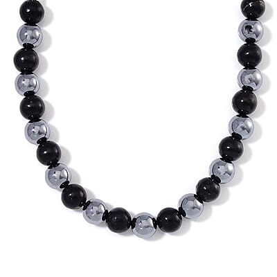 Terahertz, Shungite Dog Collar (8-12 Inches) (Size XS) in Silvertone 80.00 ctw
