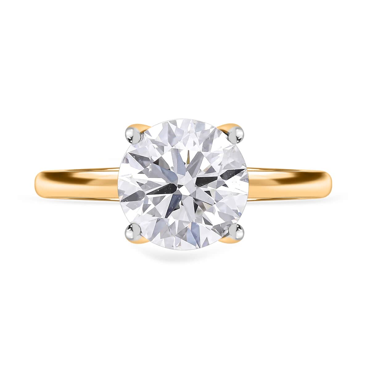 Luxuriant Lab Grown Diamond VS 3.00 ctw Ring in 14K Yellow Gold (Size 7.0) image number 0