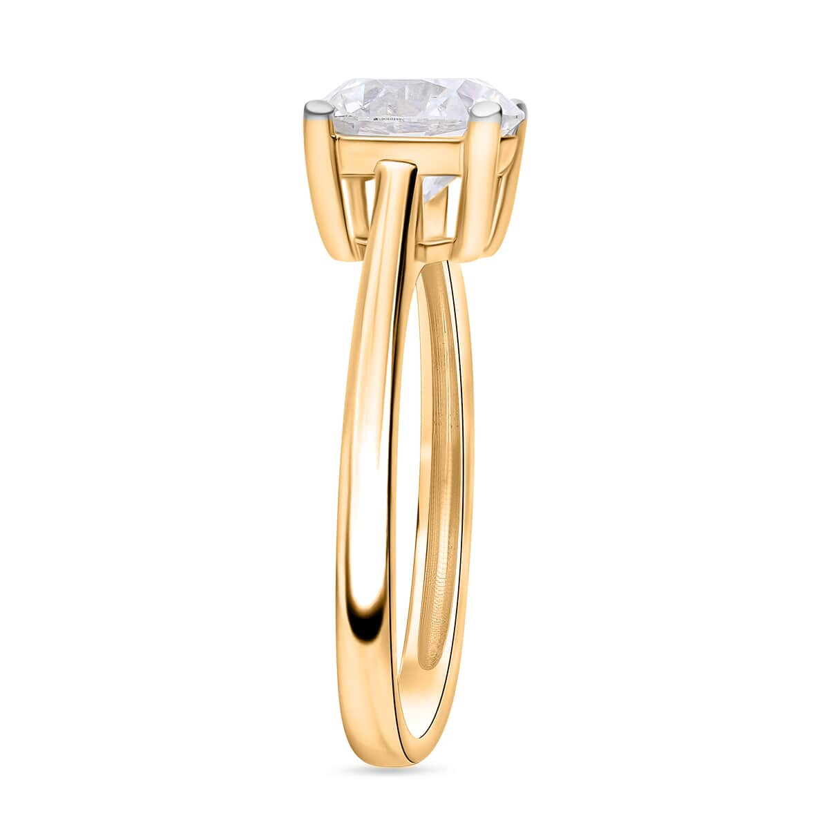 Luxuriant Lab Grown Diamond VS 3.00 ctw Ring in 14K Yellow Gold (Size 7.0) image number 3