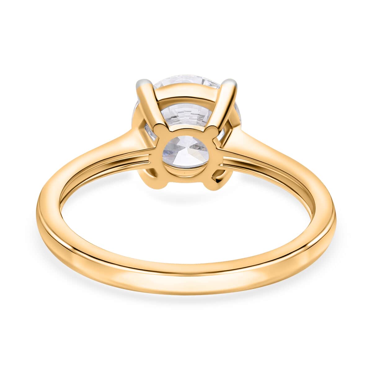 Luxuriant Lab Grown Diamond VS 3.00 ctw Ring in 14K Yellow Gold (Size 7.0) image number 4