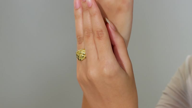 Statement Rings in 18K YG (Size 10.0)