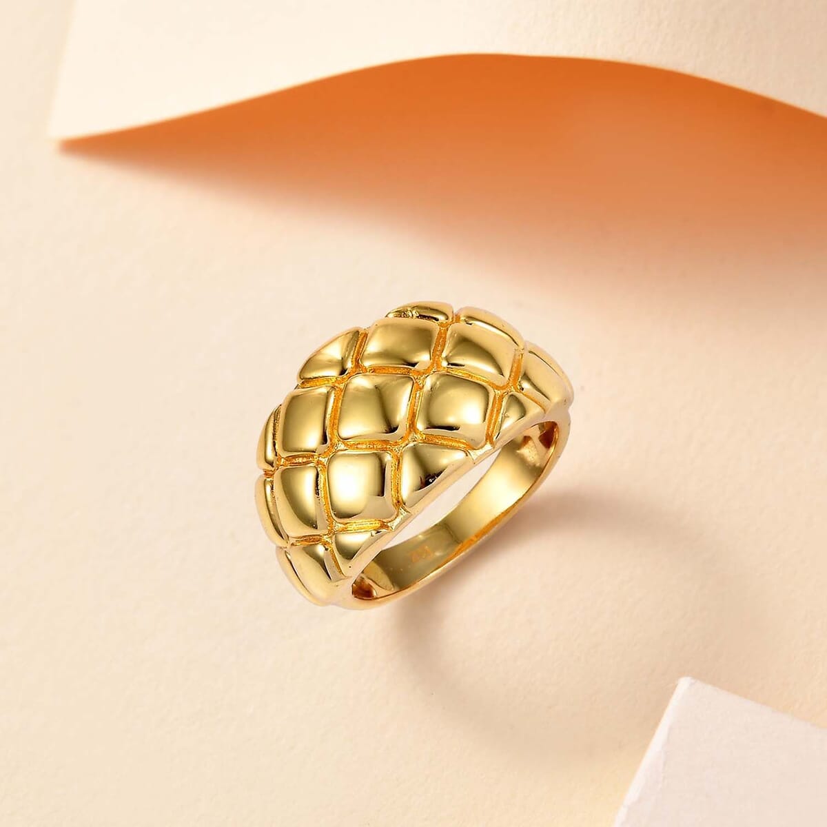 Rings in 18K YG Plated Bronze (Size 5.0) image number 1