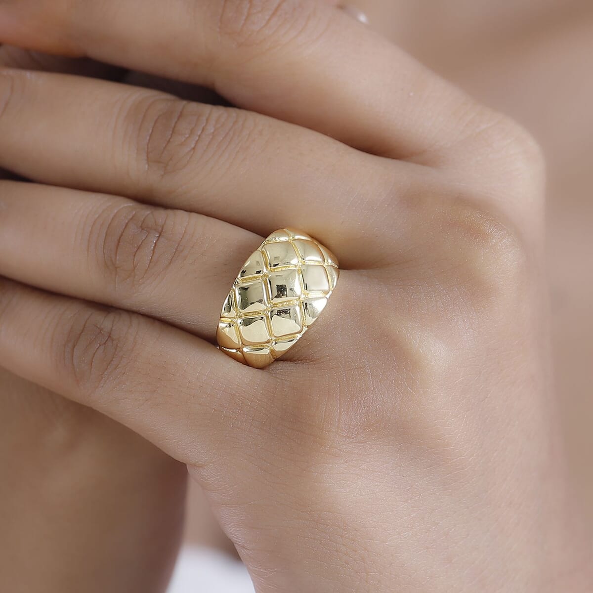 Rings in 18K YG Plated Bronze (Size 5.0) image number 2