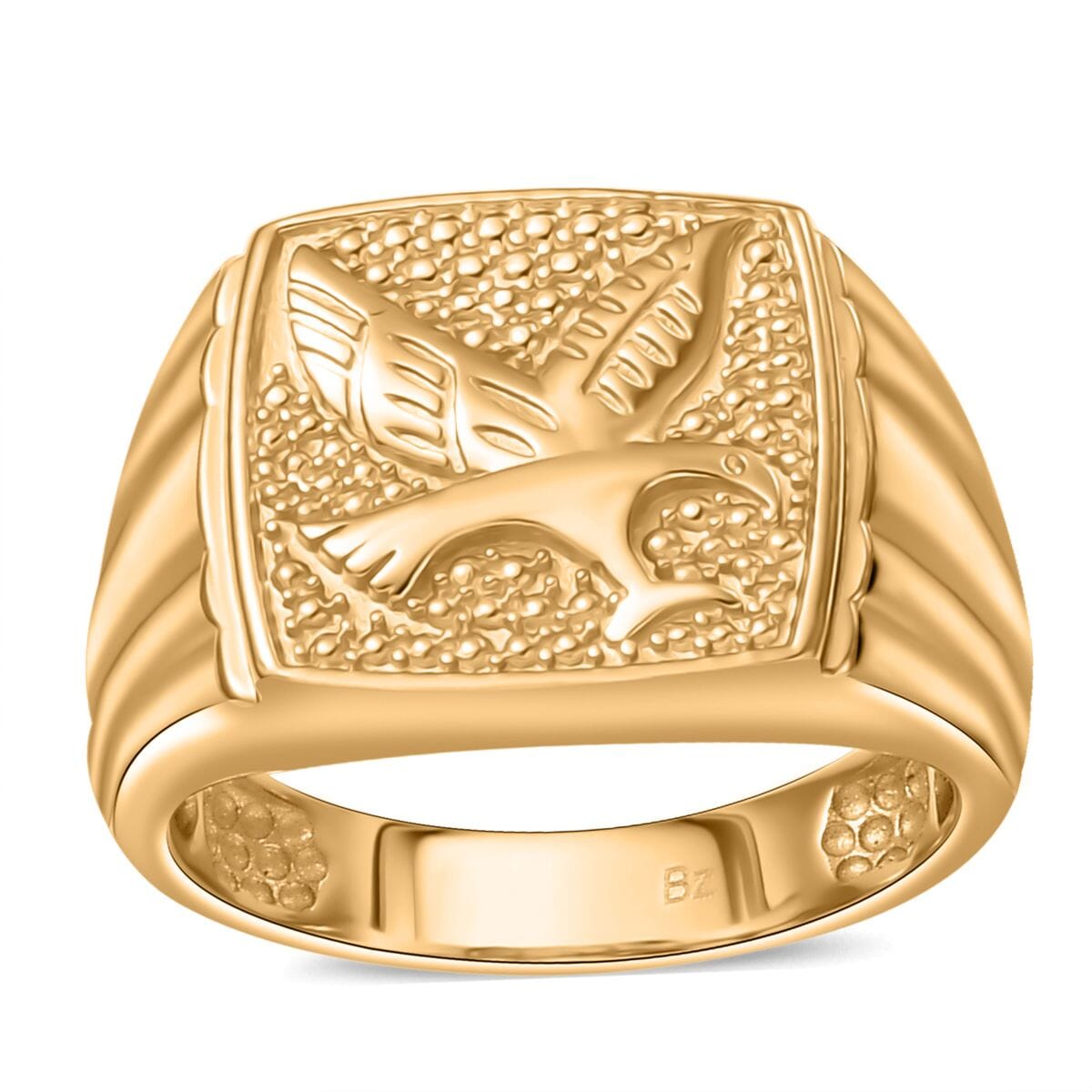 Mens Rings in 18K YG Plated Bronze (Size 13.0) image number 0