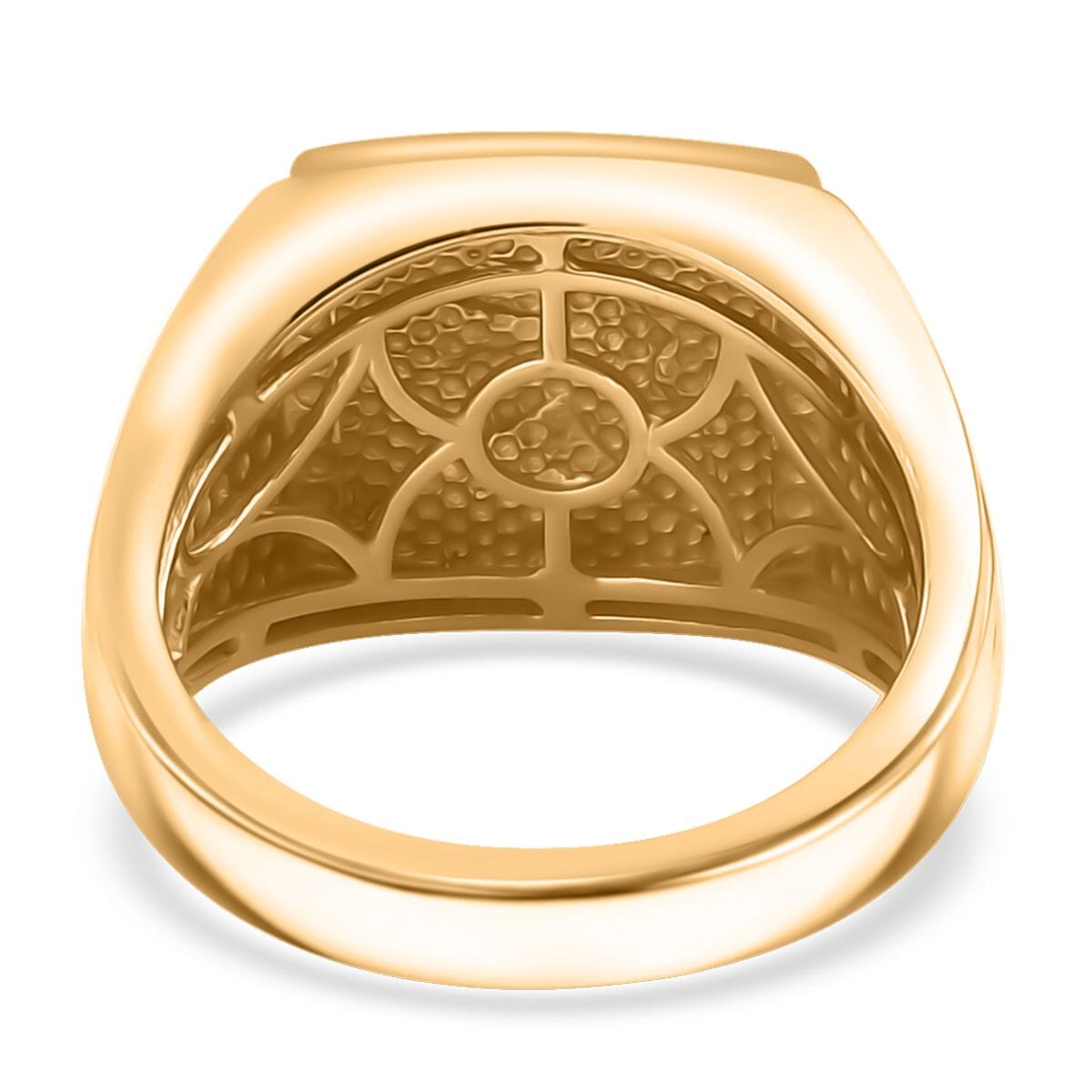 Mens Rings in 18K YG Plated Bronze (Size 13.0) image number 4