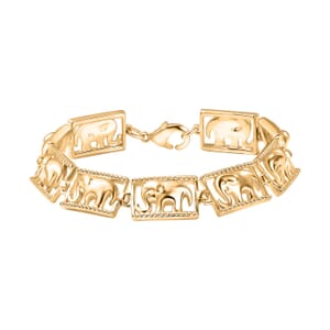 Bracelet in 18K YG Plated Bronze (6.50 In)