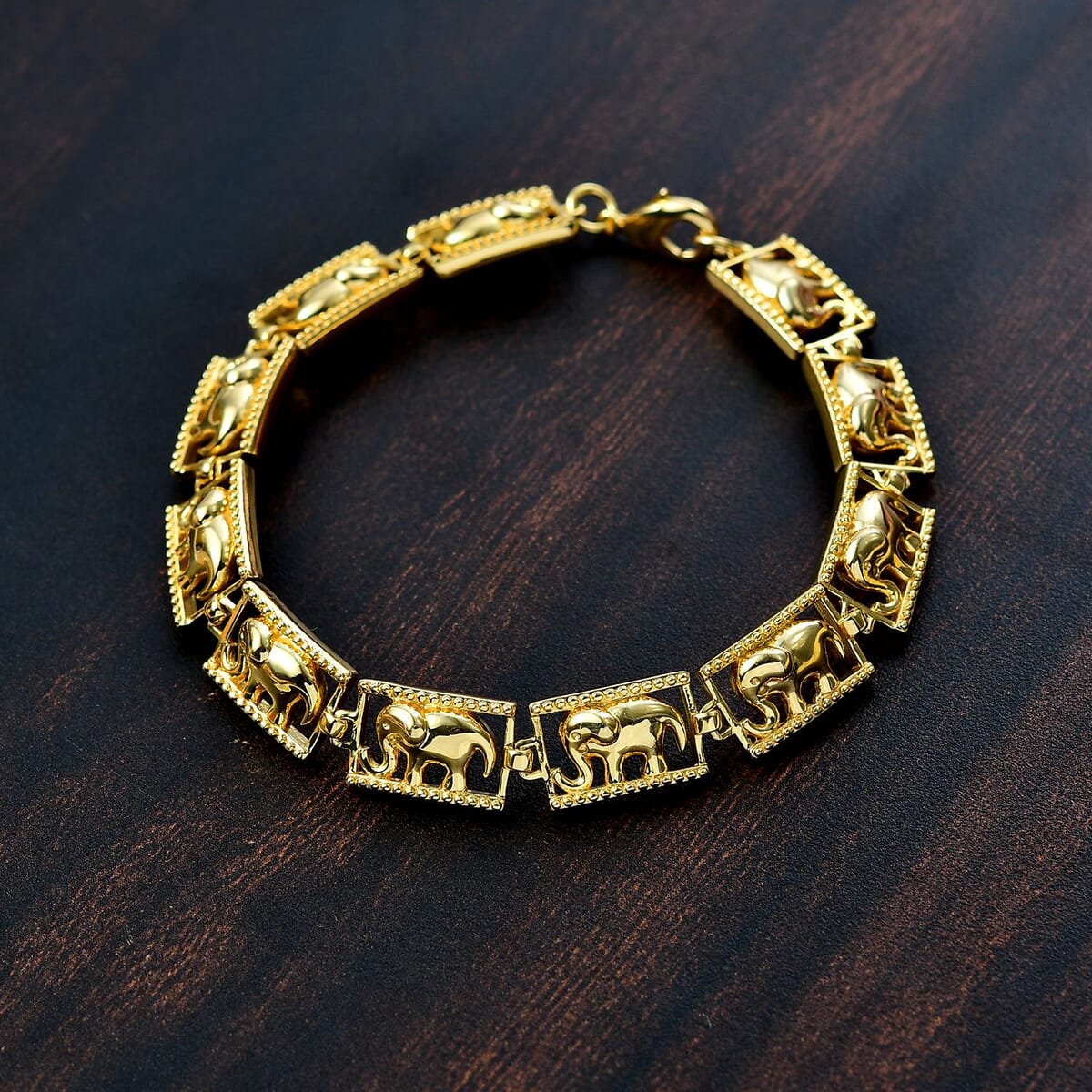 Bracelet in 18K YG Plated Bronze (6.50 In) image number 1