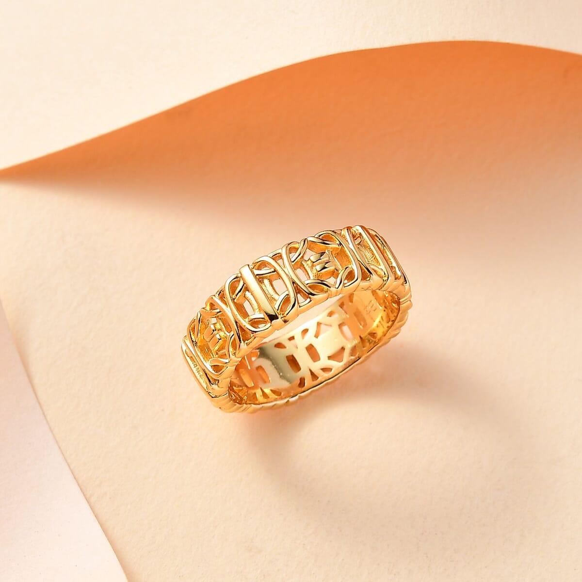 Rings in 18K YG Plated Bronze (Size 11.0) image number 1