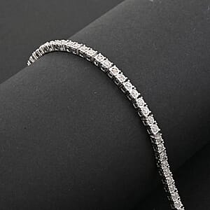 Diamond 0.50 ctw Tennis Bracelet in Sterling Silver (7.00 In)