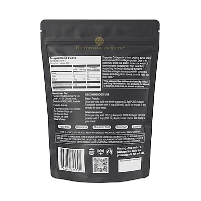 Fountain of Youth Pure Bovine Tripeptide Collagen Drink (3.5oz)