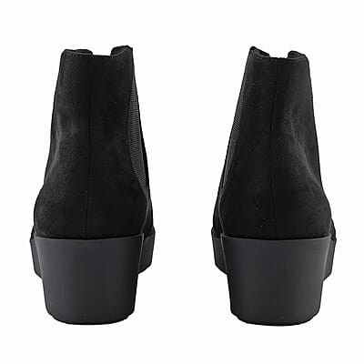 Aerosoles Women's Wedge Heel Ankle Boot - Black (Size 10)
