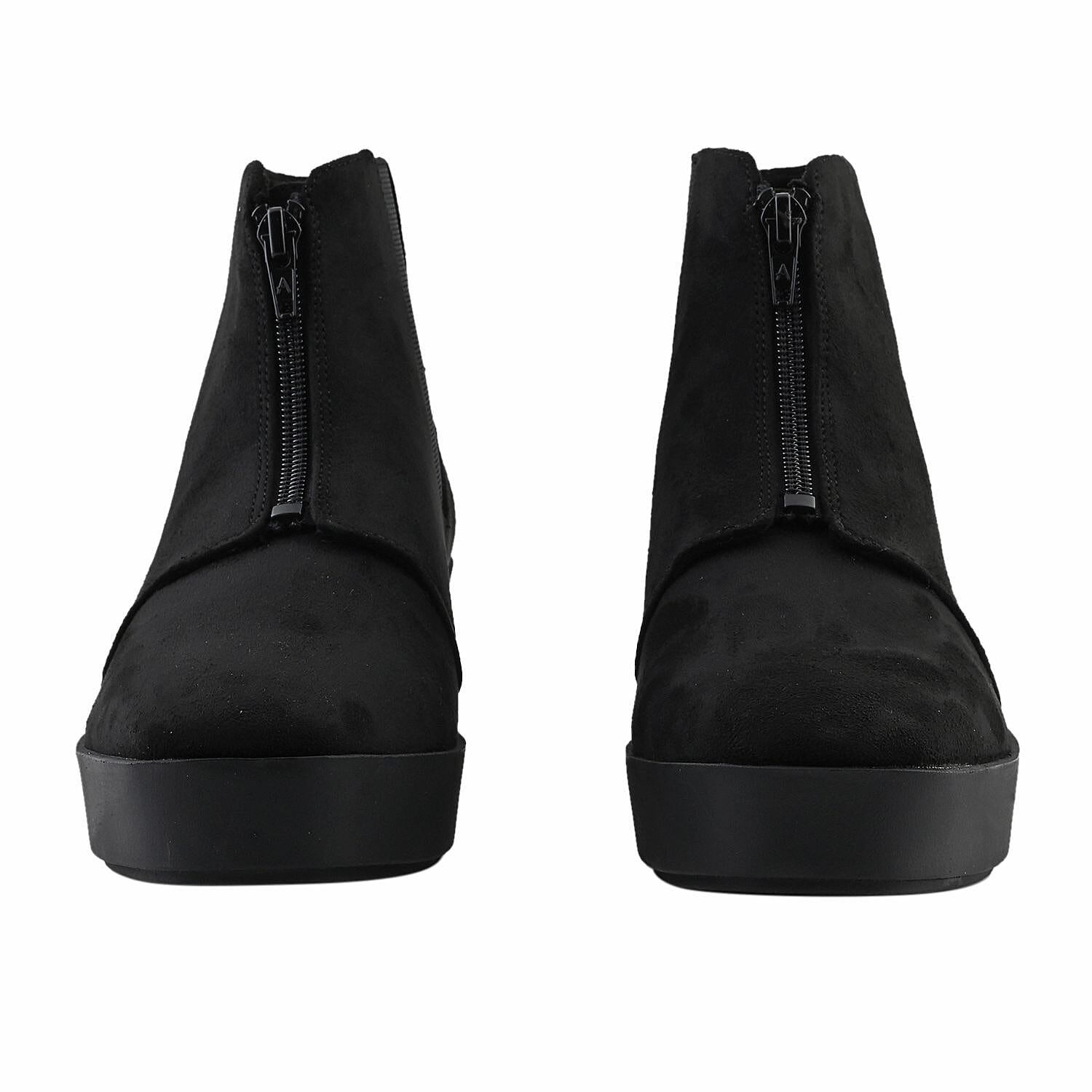 Aerosoles Women's Wedge Heel Ankle Boot - Black (Size 10)