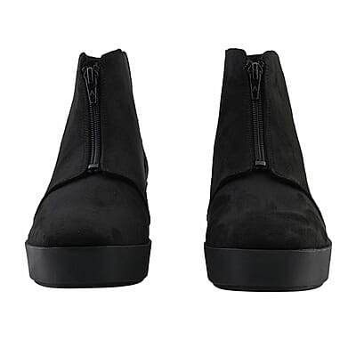Aerosoles Women's Wedge Heel Ankle Boot - Black (Size 10)