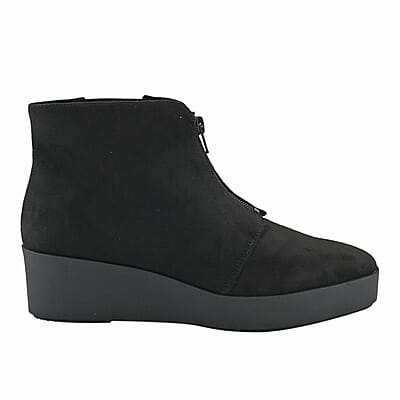 Aerosoles Women's Wedge Heel Ankle Boot - Black (Size 10)