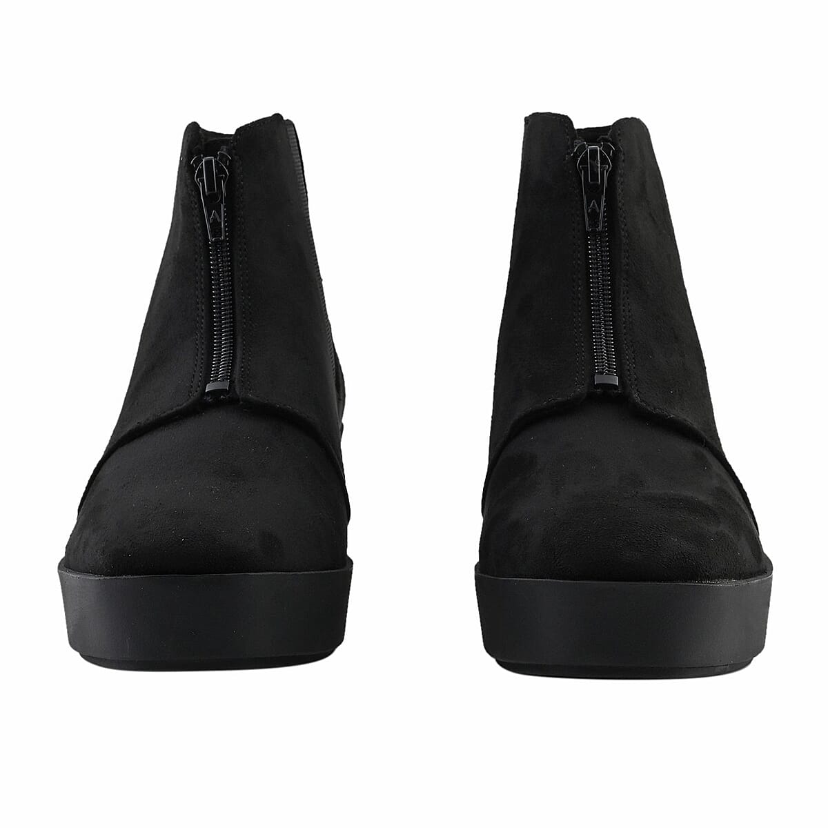 Aerosoles Women's Wedge Heel Ankle Boot - Black (Size 6.5) image number 2