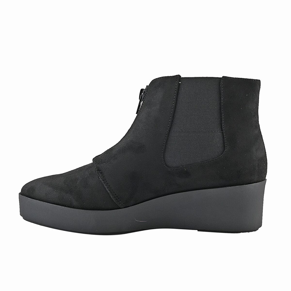 Aerosoles Women's Wedge Heel Ankle Boot - Black (Size 9) image number 3