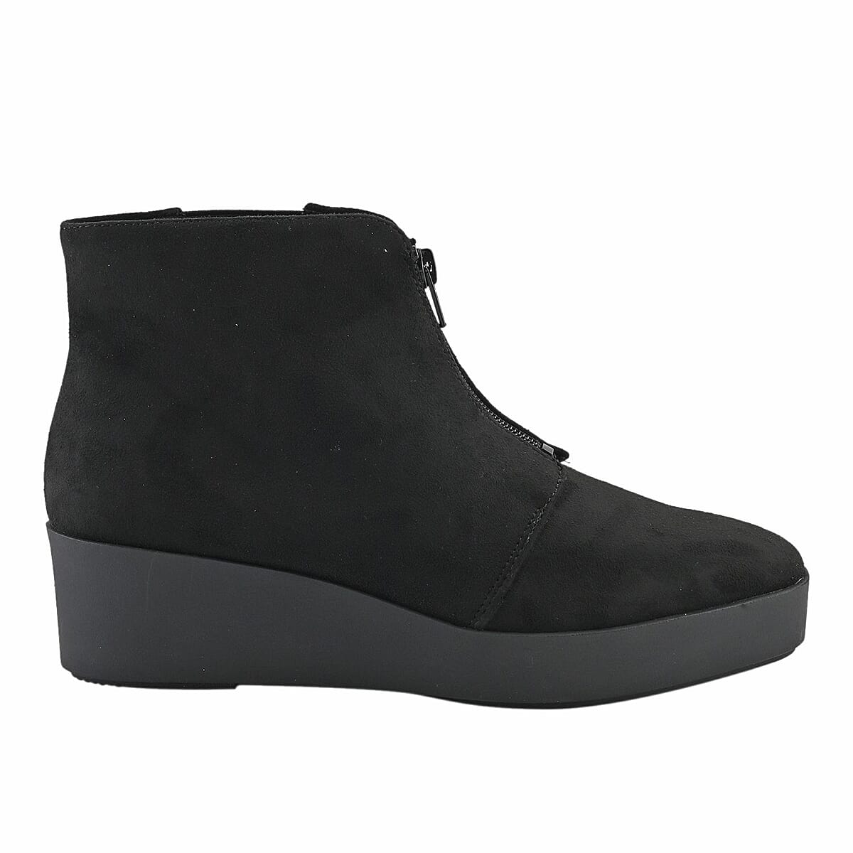 Aerosoles Women's Wedge Heel Ankle Boot - Black (Size 9) image number 4