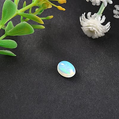 AA Ethiopian Welo Opal (Ovl 7x5 mm) 0.50 ctw Loose Gemstone