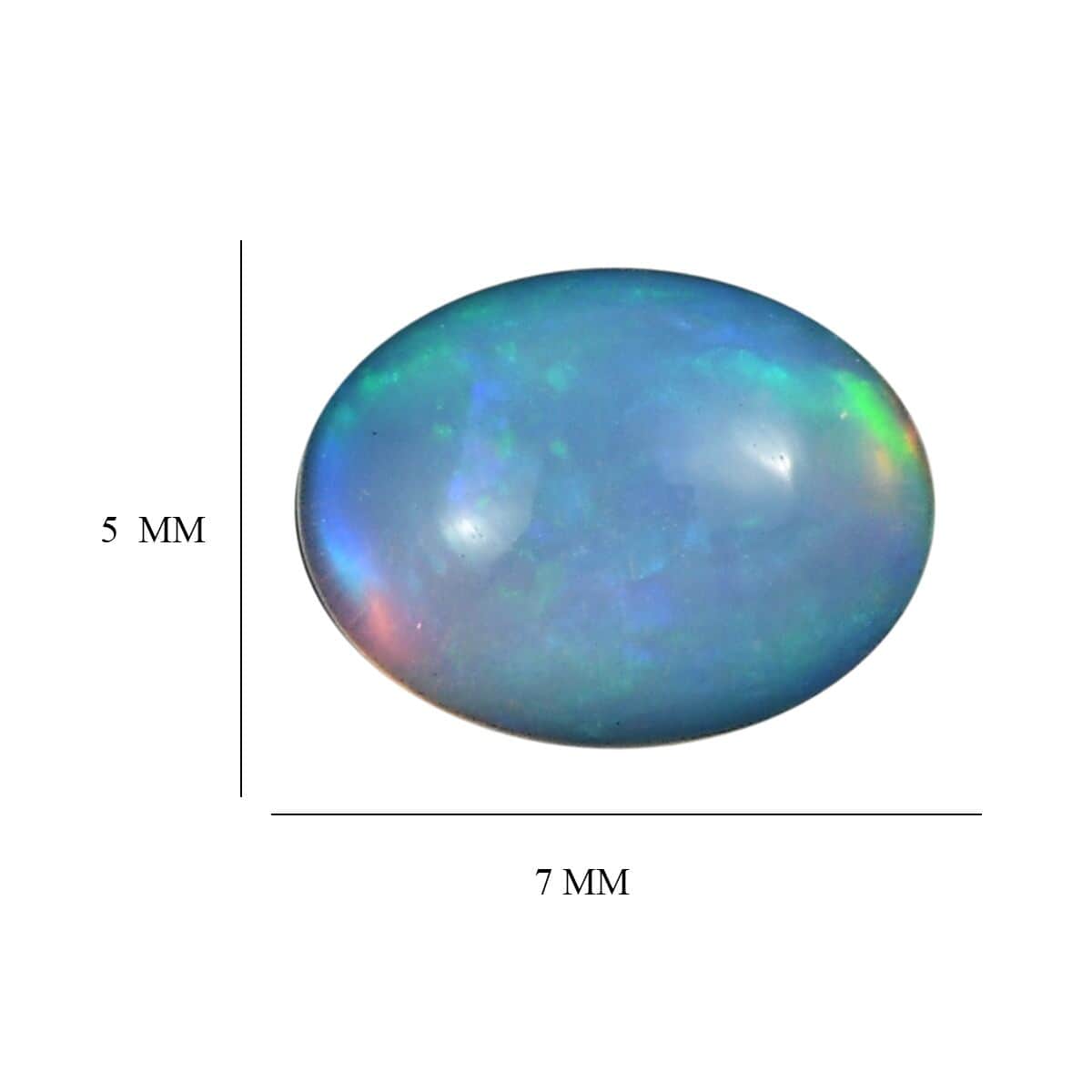 AA Ethiopian Welo Opal (Ovl 7x5 mm) 0.50 ctw Loose Gemstone image number 4